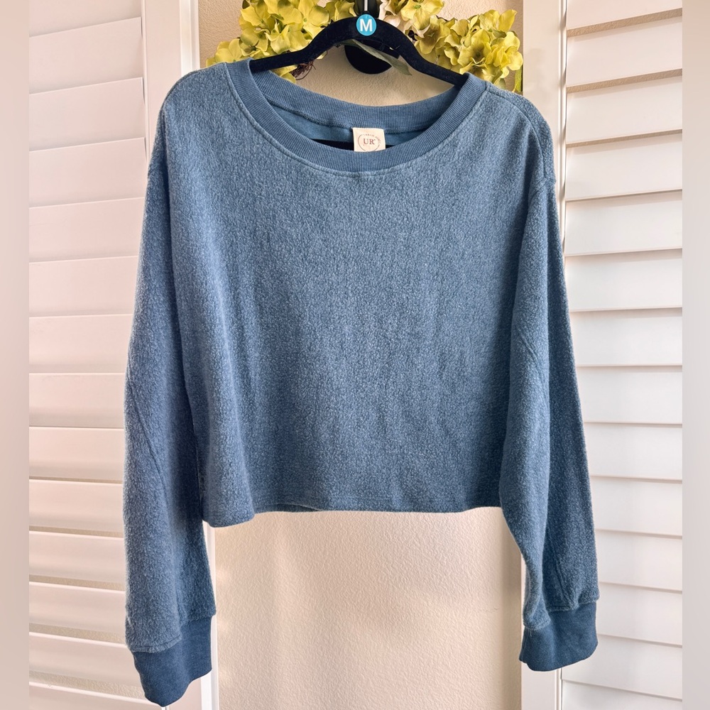Urban Rebel.  Blue Crew Neck Sweatshirt. Size M.